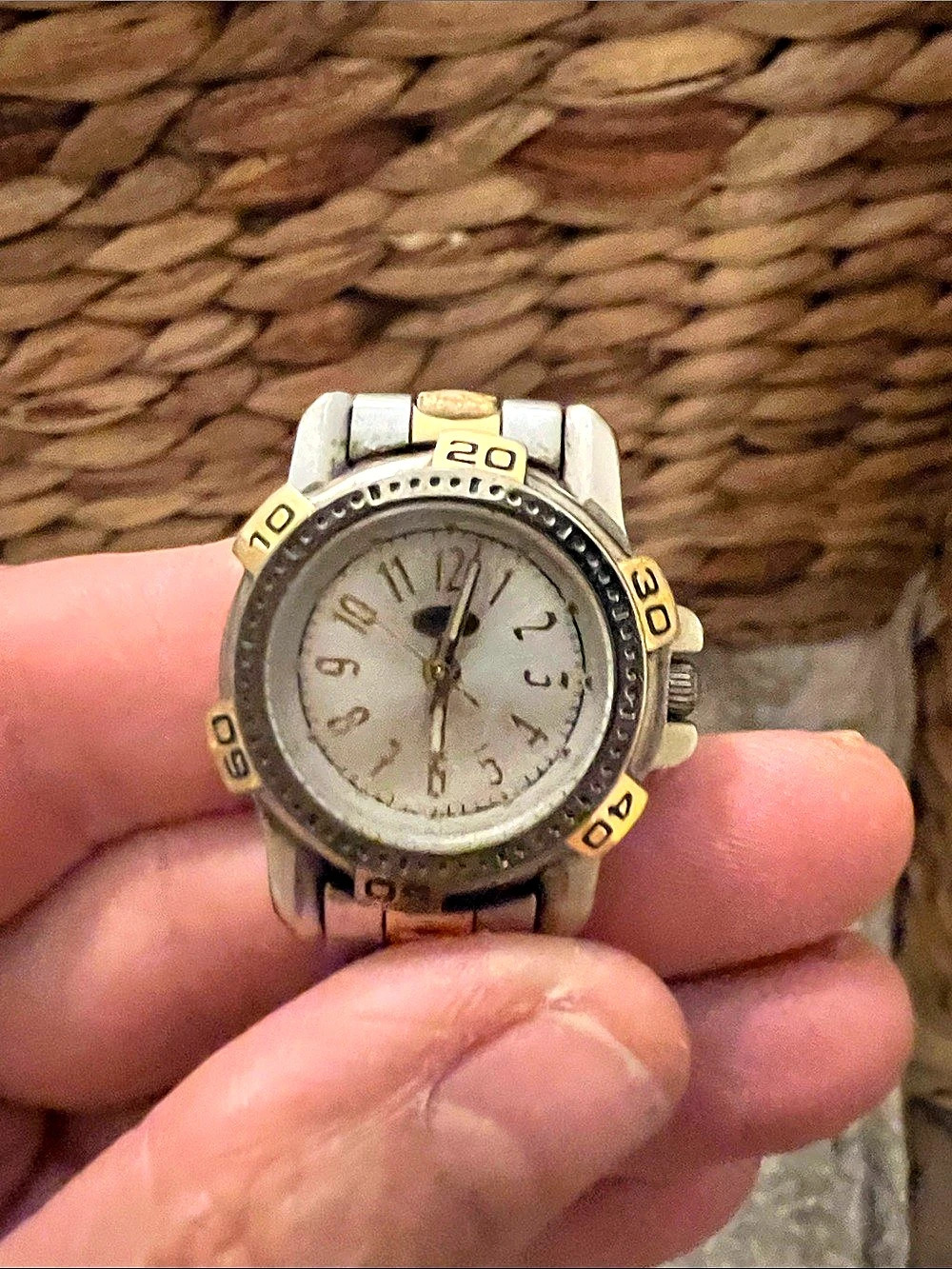 Guess Two-Tone Analog Watch